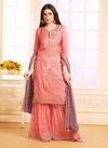 Your Choice Upada Silk Wedding Party Wear Embroidered Shara Suit Collction with Organza Dupatta 3029-3032